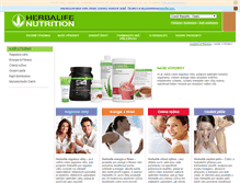 Tablet Screenshot of produkty.herbalife.cz