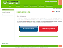 Tablet Screenshot of productos.herbalife.co.ve