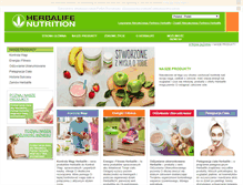Tablet Screenshot of produkty.herbalife.pl