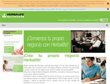 Tablet Screenshot of negocio.herbalife.es