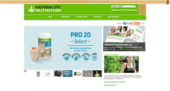 Desktop Screenshot of herbalife.at