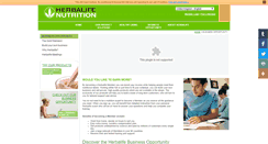 Desktop Screenshot of businessopportunity.herbalife.co.uk