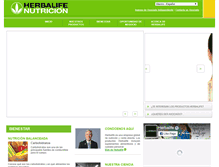 Tablet Screenshot of herbalife.com.mx