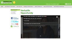 Desktop Screenshot of opportunity.herbalife.com