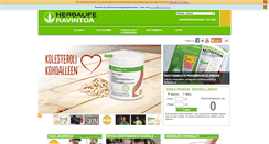 Desktop Screenshot of herbalife.fi