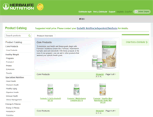 Tablet Screenshot of products.herbalife.com