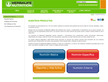 Tablet Screenshot of productos.herbalife.com.bo