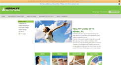 Desktop Screenshot of healthyliving.herbalife.co.uk