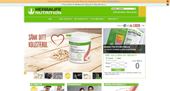 Desktop Screenshot of herbalife.se