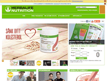 Tablet Screenshot of herbalife.se