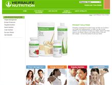 Tablet Screenshot of products.herbalife.com.ph