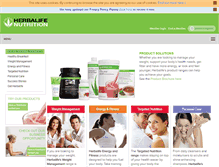 Tablet Screenshot of products.herbalife.co.uk