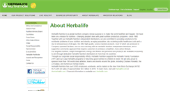Desktop Screenshot of company.herbalife.com