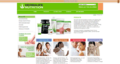 Desktop Screenshot of produkte.herbalife.at