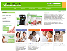 Tablet Screenshot of produkte.herbalife.at